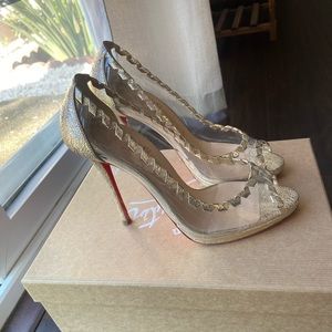 Christian Louboutin open toes pumps